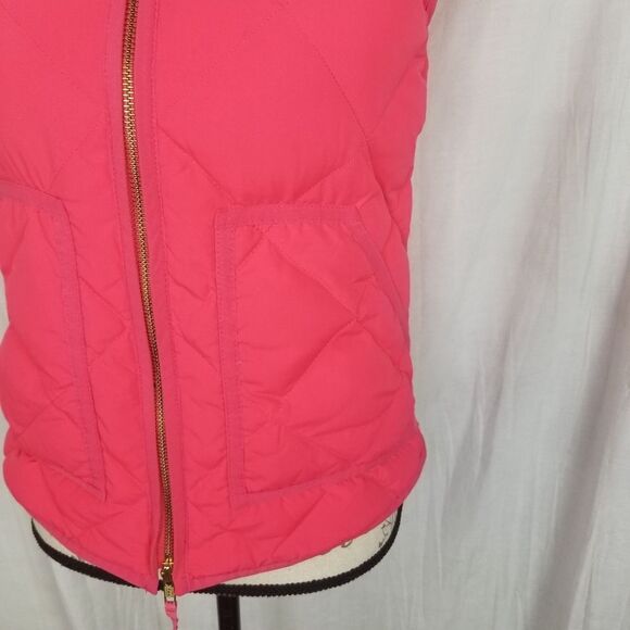 J. Crew Full Zipper Front Double Pocket Down‎ Filled Vest - Picture 5 of 8